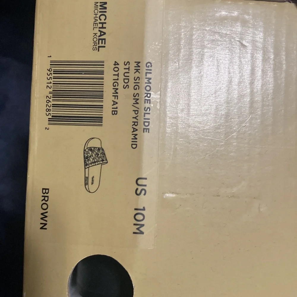 Michael Kors Brown Studded Sandals - Picture 5 of 5